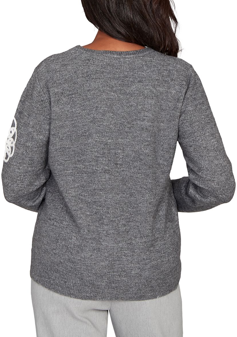 Womens Stockbridge Soutache Floral Top