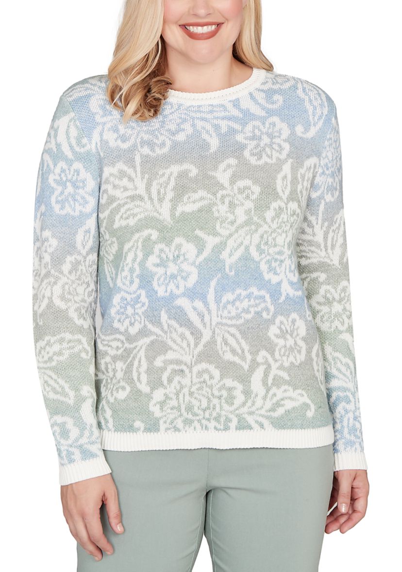 Womens Stockbridge Paisley Ombre Top