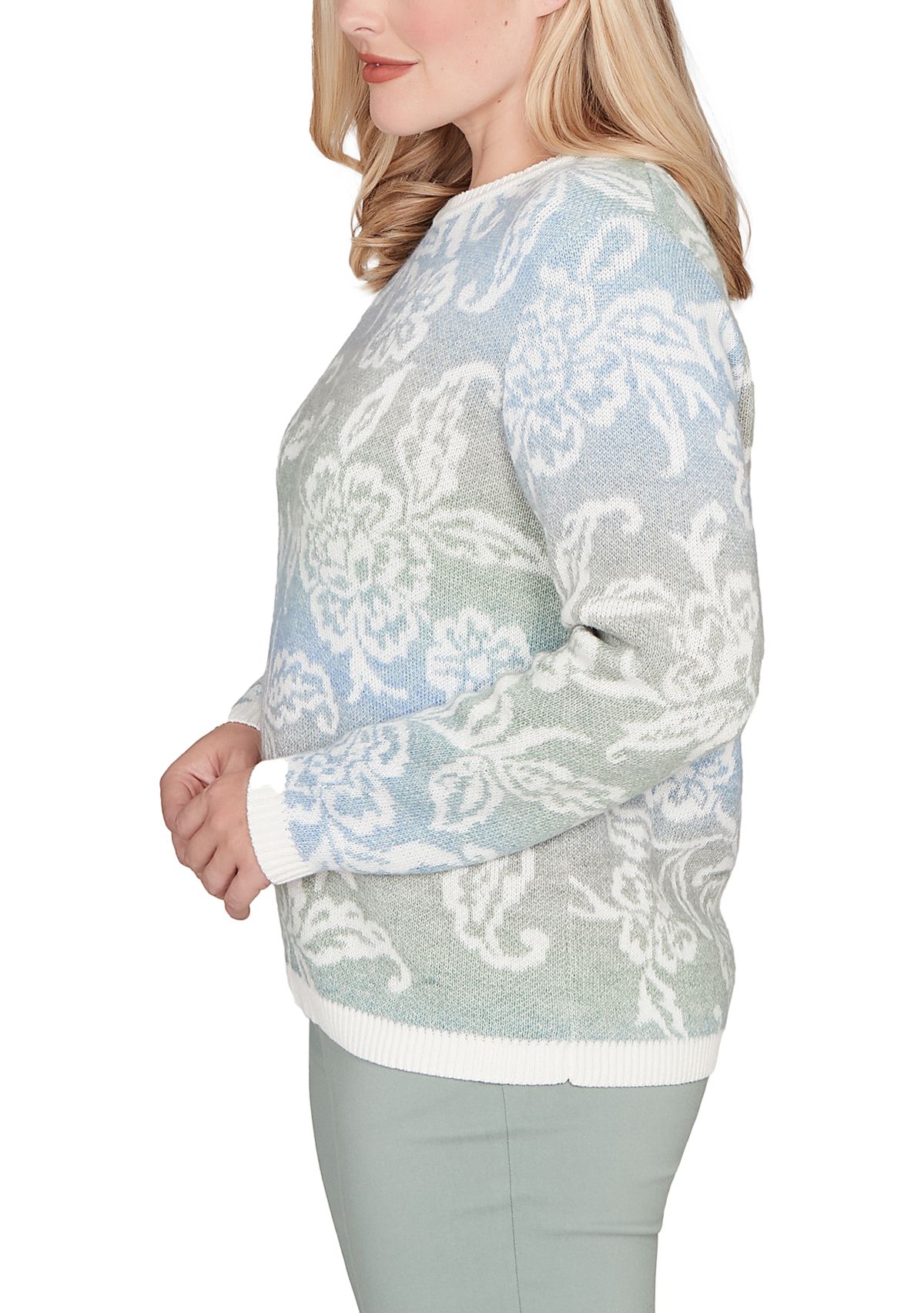 Womens Stockbridge Paisley Ombre Top