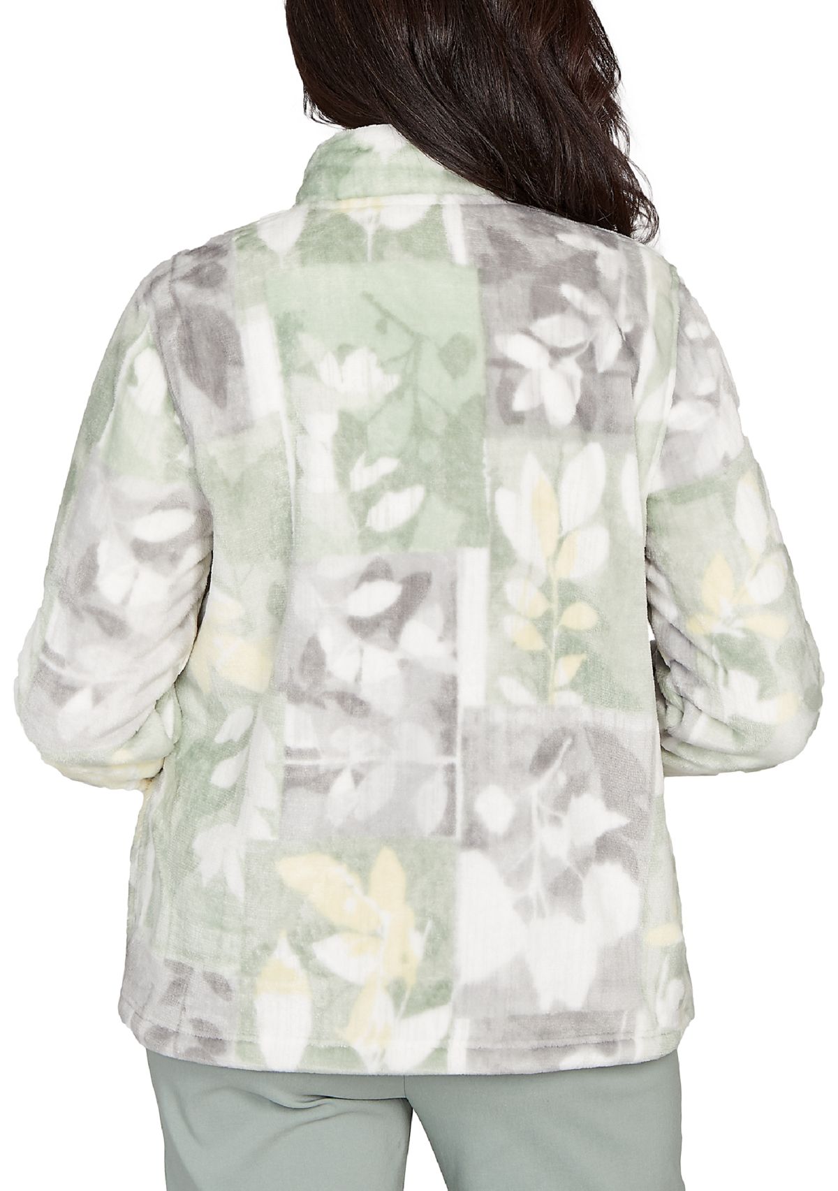 Petite Stockbridge Leaf Patch Cozy Jacket