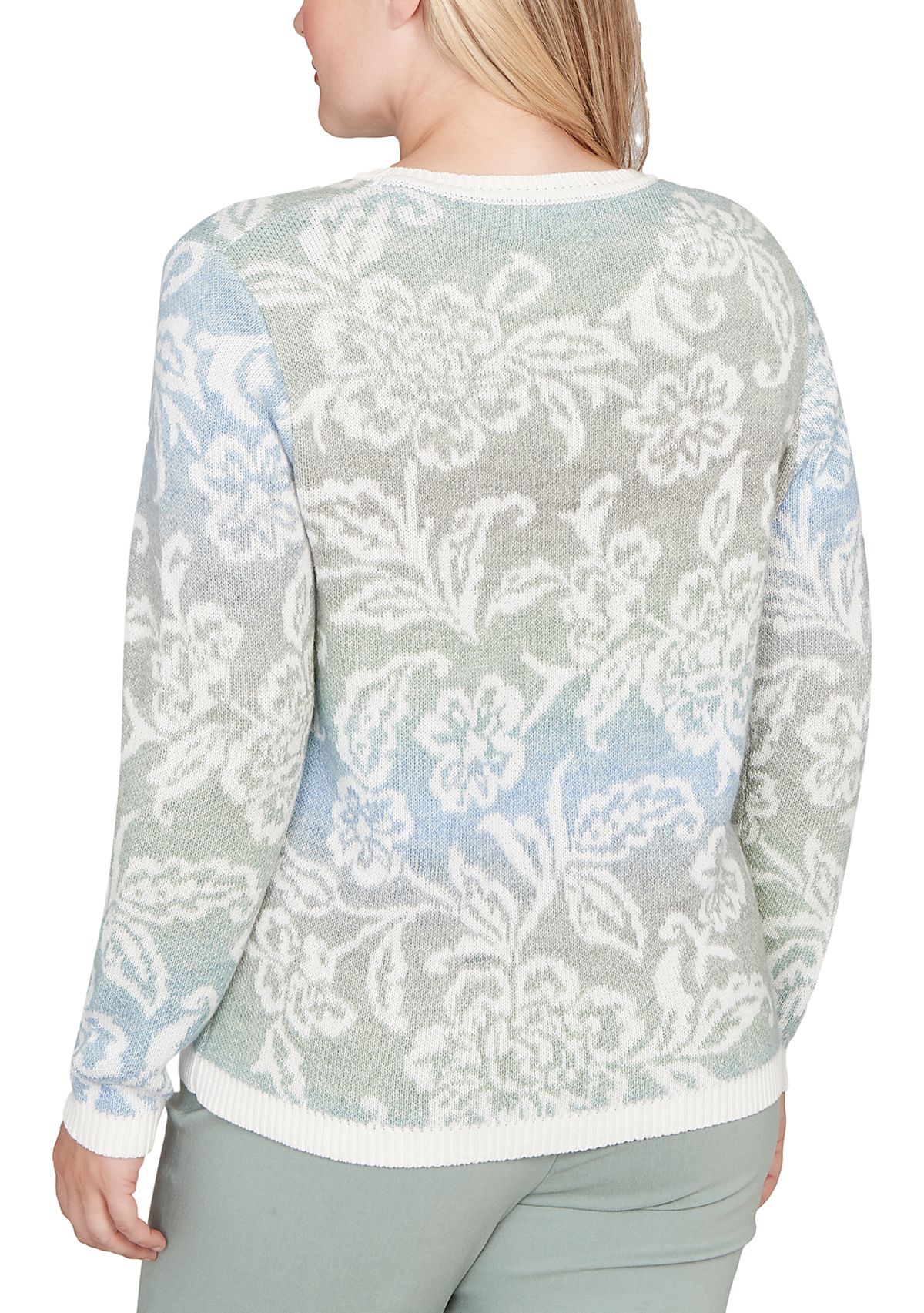 Petite Stockbridge Paisley Ombre Top