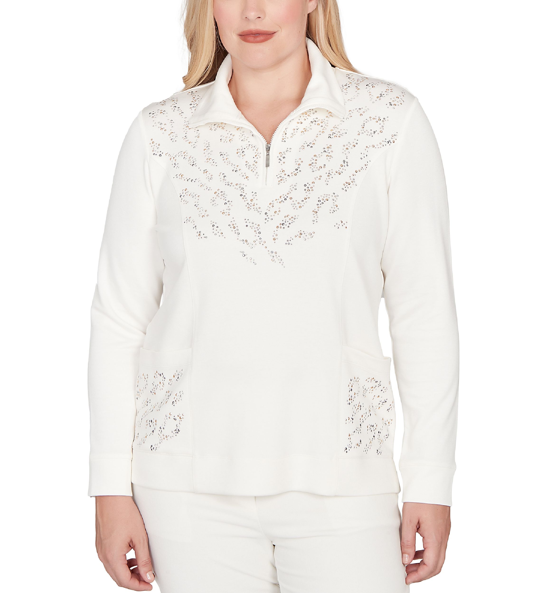 Womens Vienna Animal Heat Set Top