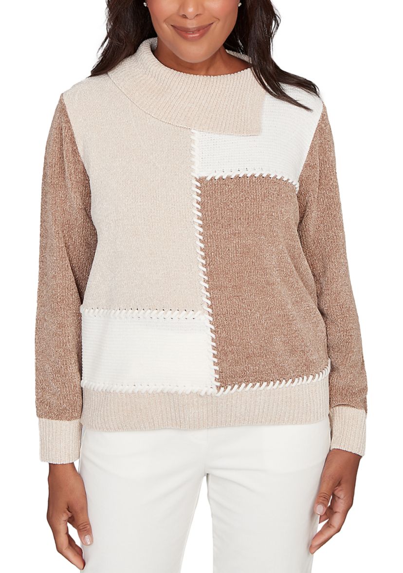 Womens Vienna Color Block Sweater