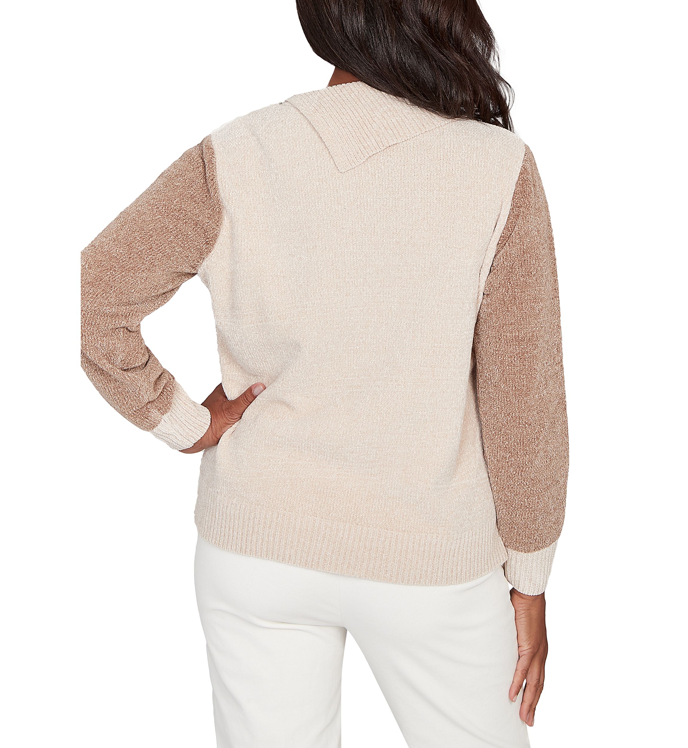 Womens Vienna Color Block Sweater