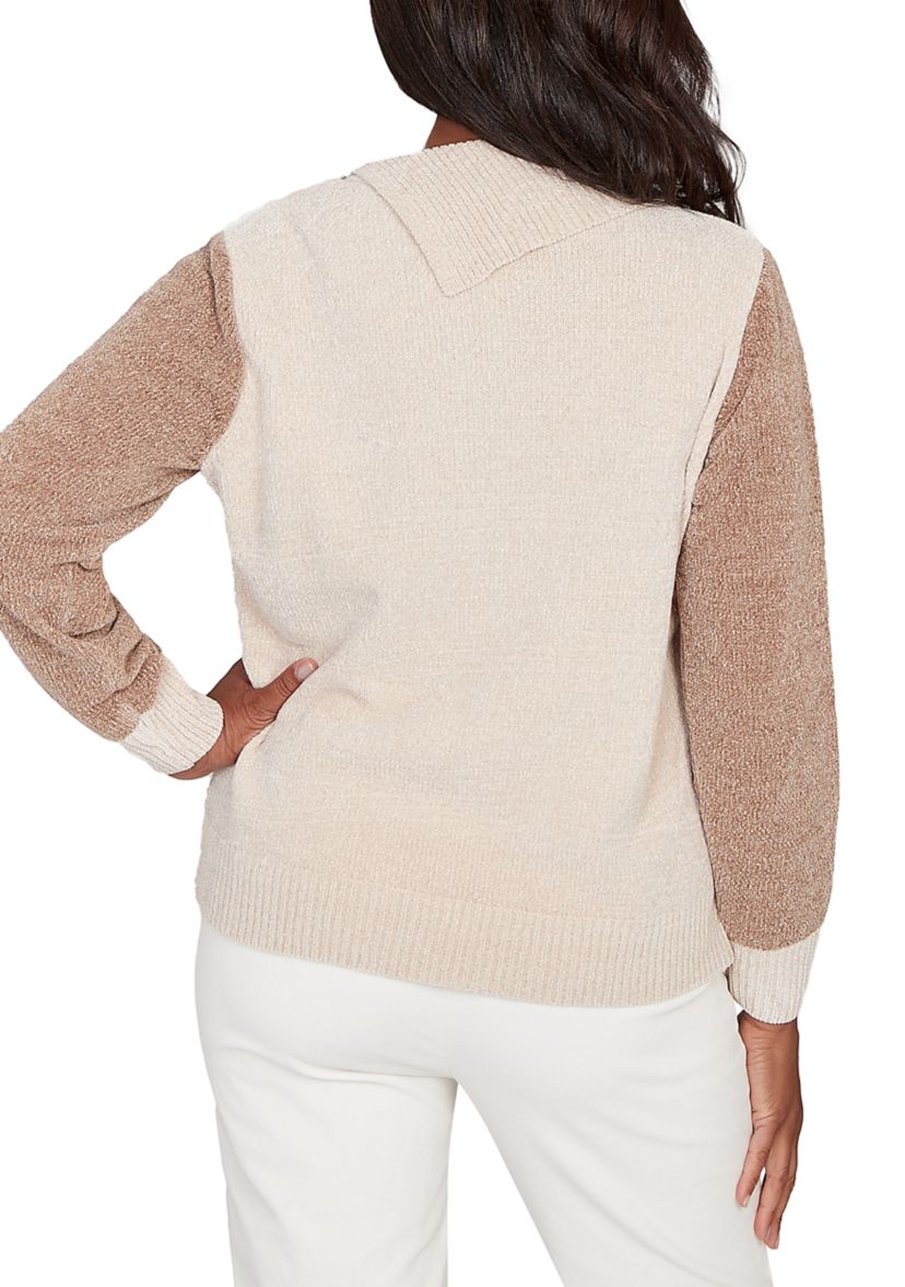 Womens Vienna Color Block Sweater