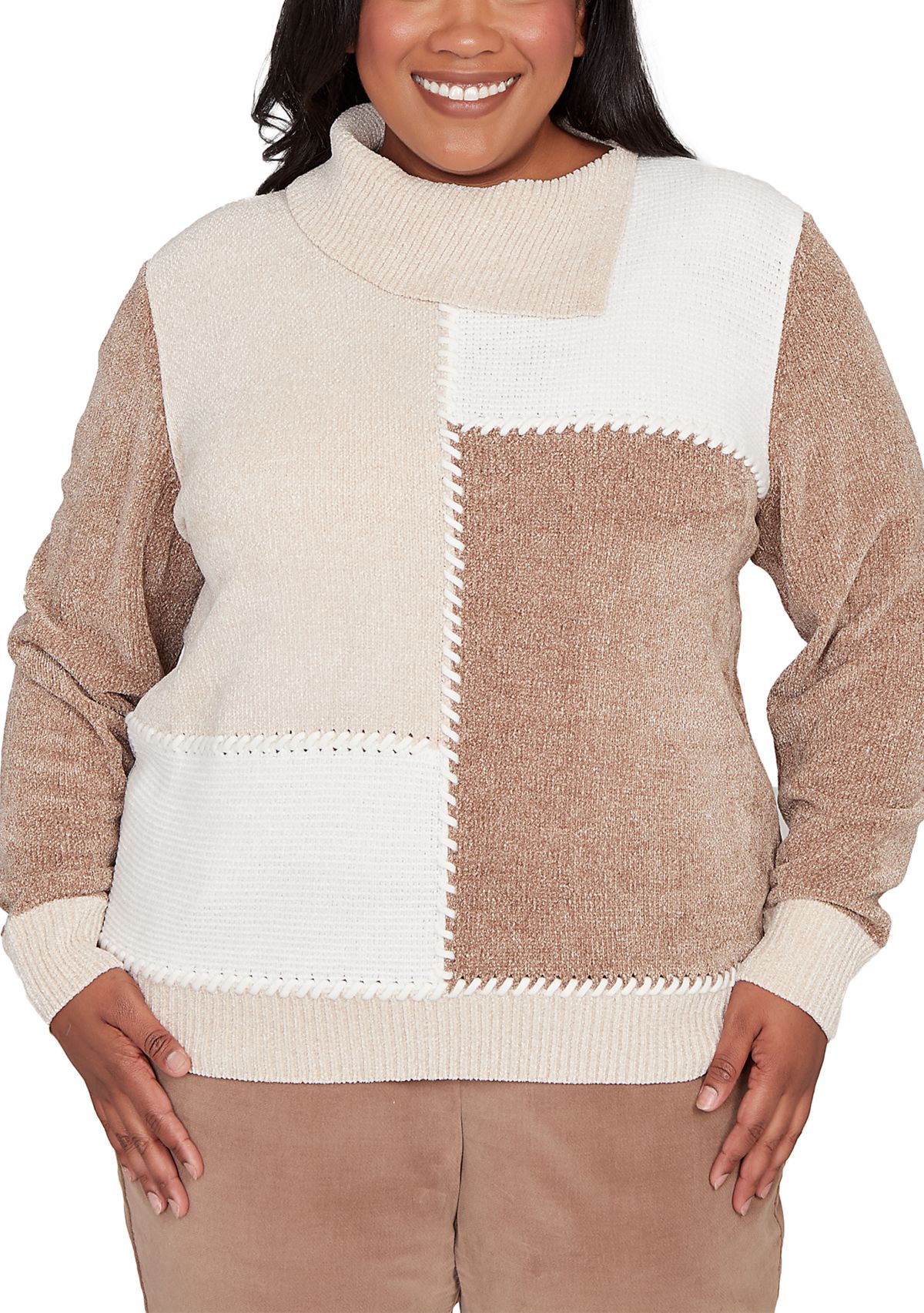 Plus Size Vienna Colorblock Sweater