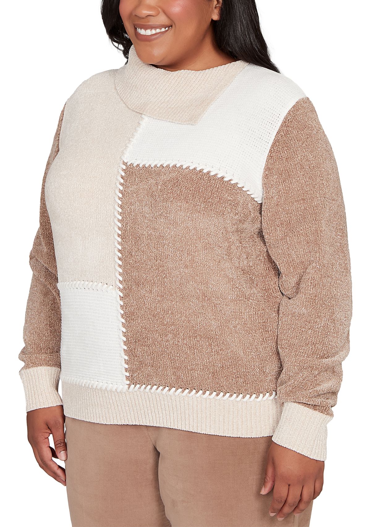 Plus Size Vienna Colorblock Sweater