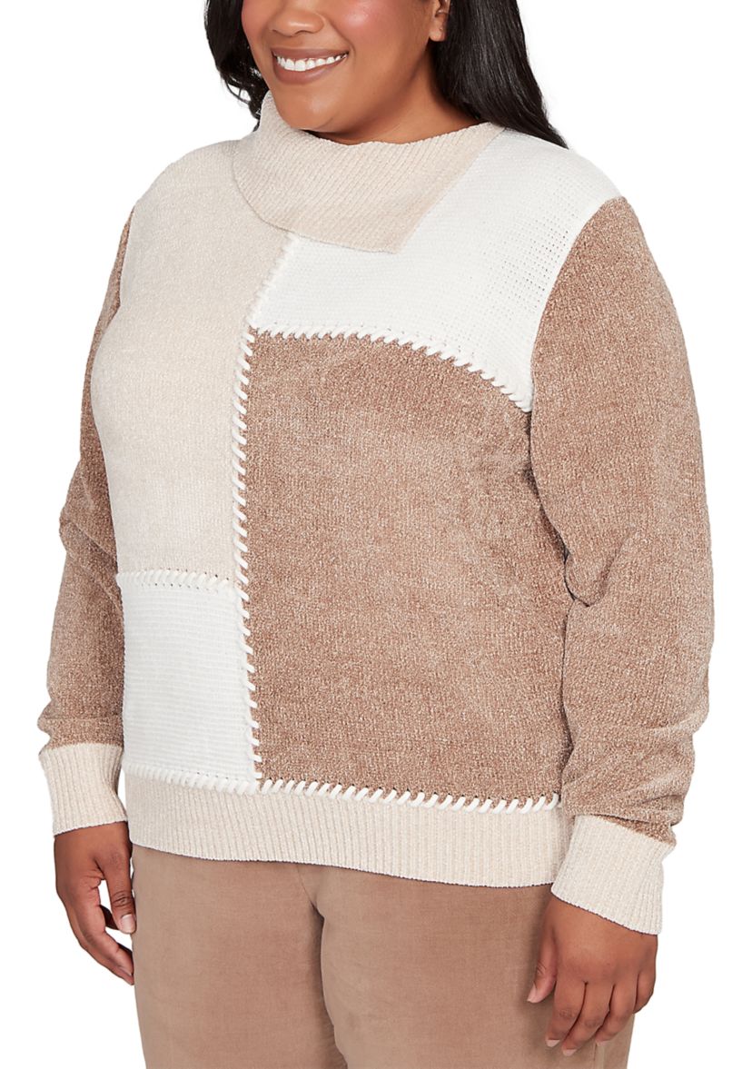 Plus Size Vienna Colorblock Sweater