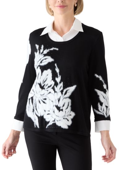 Women's Drama Floral Two In One Top