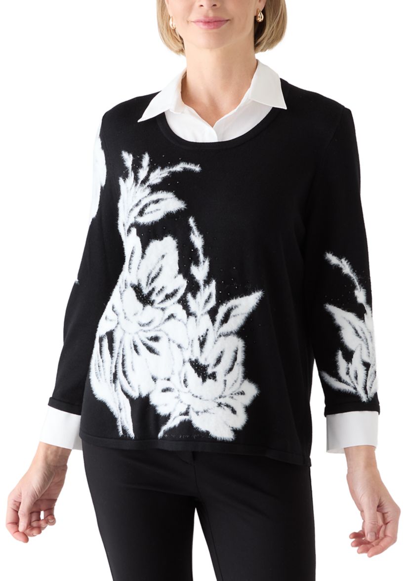 Womens Drama Floral Two In One Top