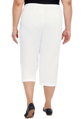 ELISS Women's Plus Size Modal Capri Palestine