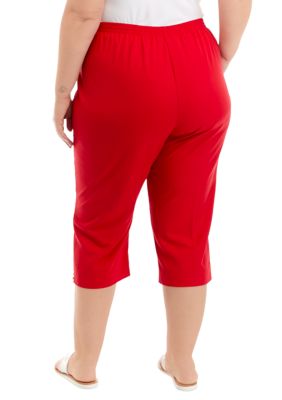 Capris plus hot sale size clearance