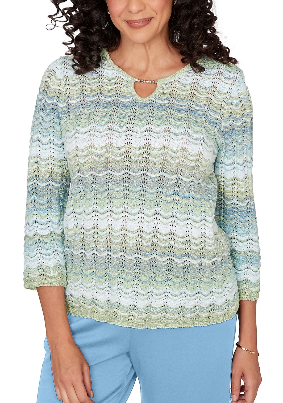 Womens St. Augustine Space Dye Texture Sweater
