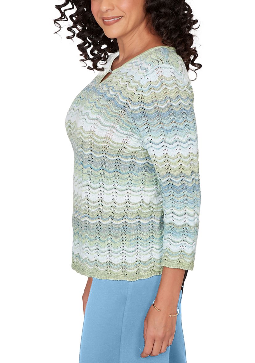 Womens St. Augustine Space Dye Texture Sweater