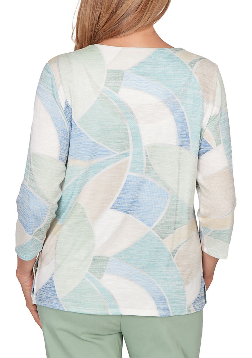 Petite St. Augustine Stained Glass Print Top