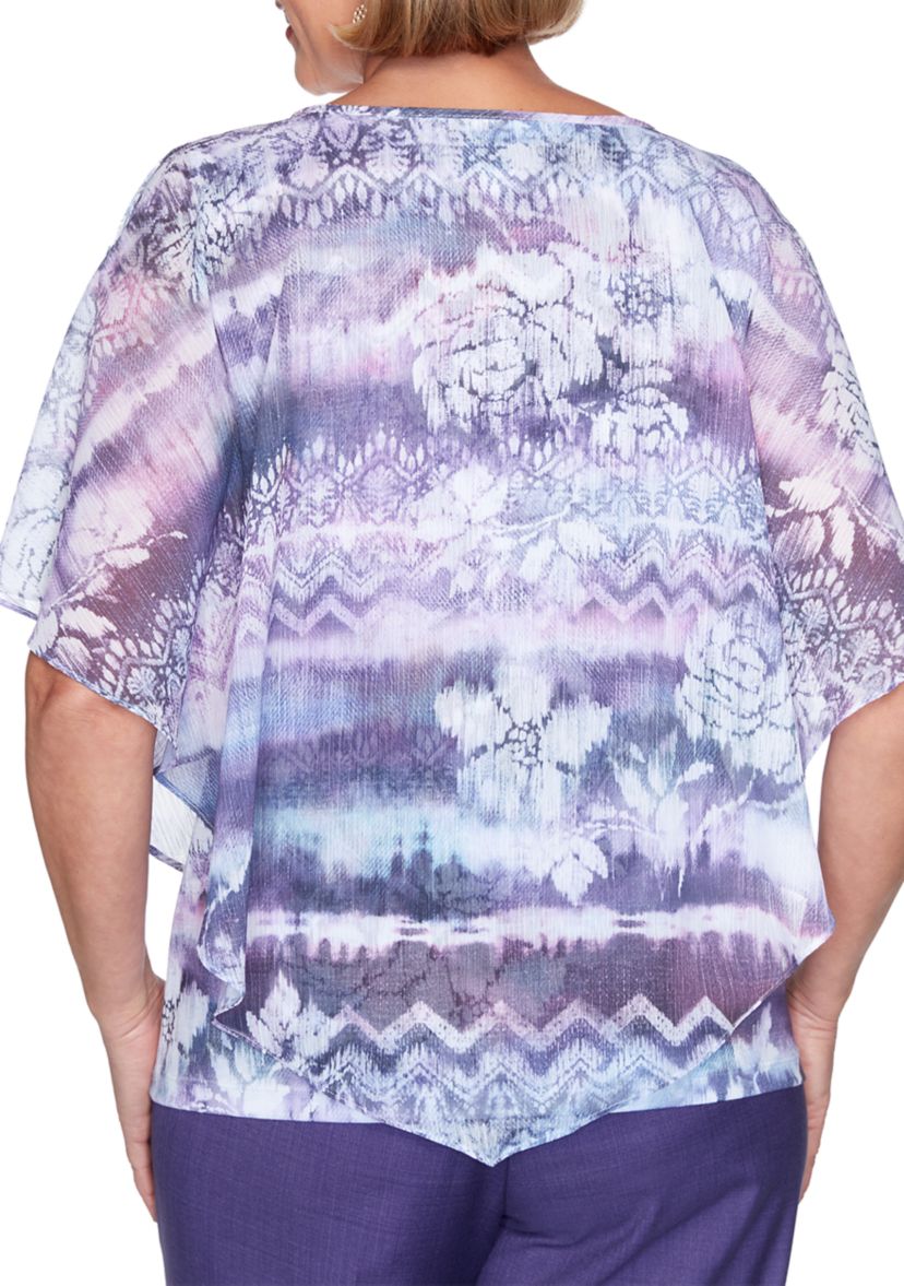 Petite Wisteria Lane Ikat Floral 2Fer