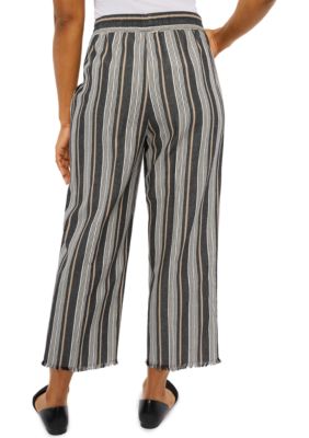 Women's Striped Ankle Pants