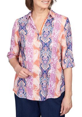 Women's Moody Blues Paisley Medallion Top