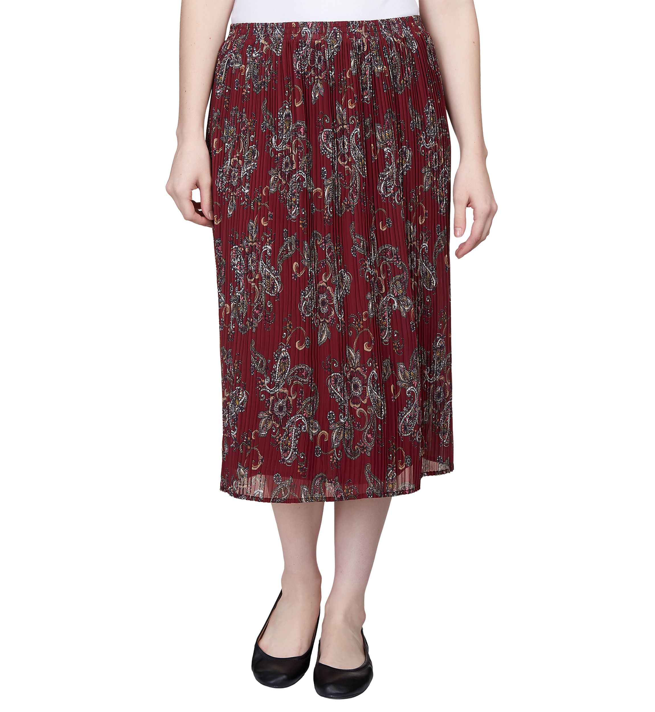 Womens Mulberry Street Paisley Skirt