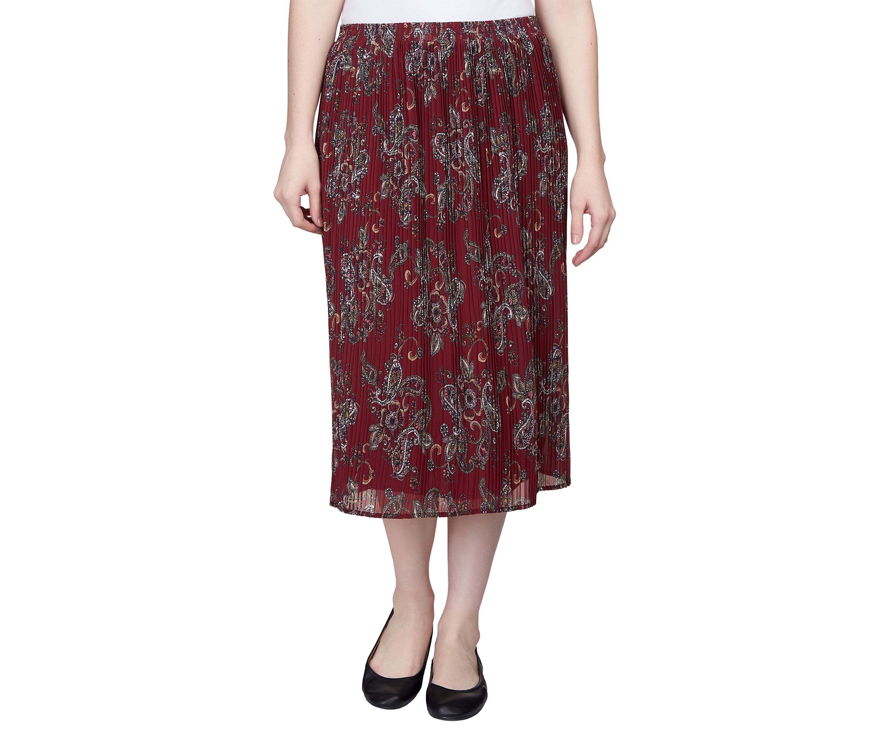 Womens Mulberry Street Paisley Skirt