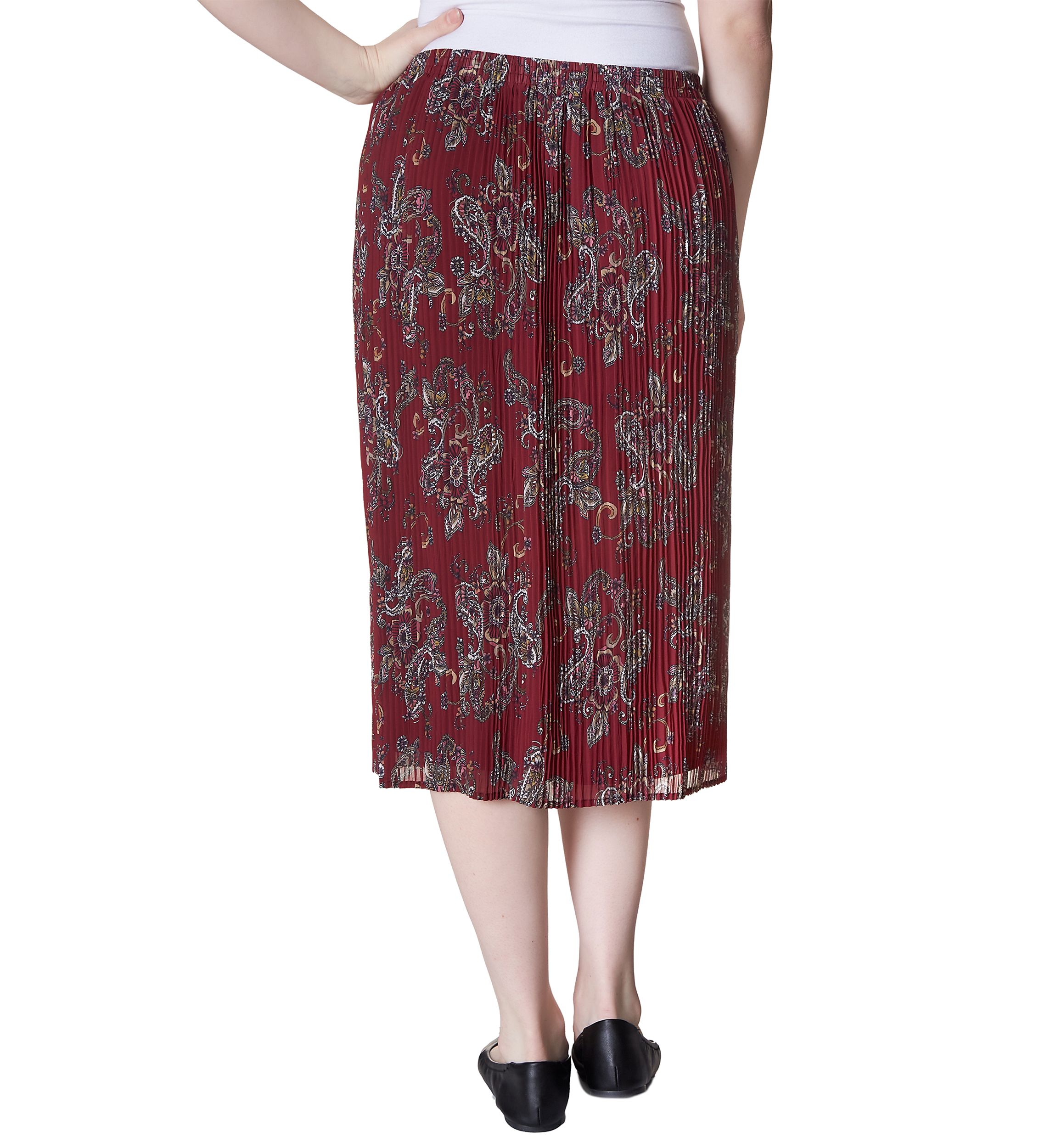Womens Mulberry Street Paisley Skirt