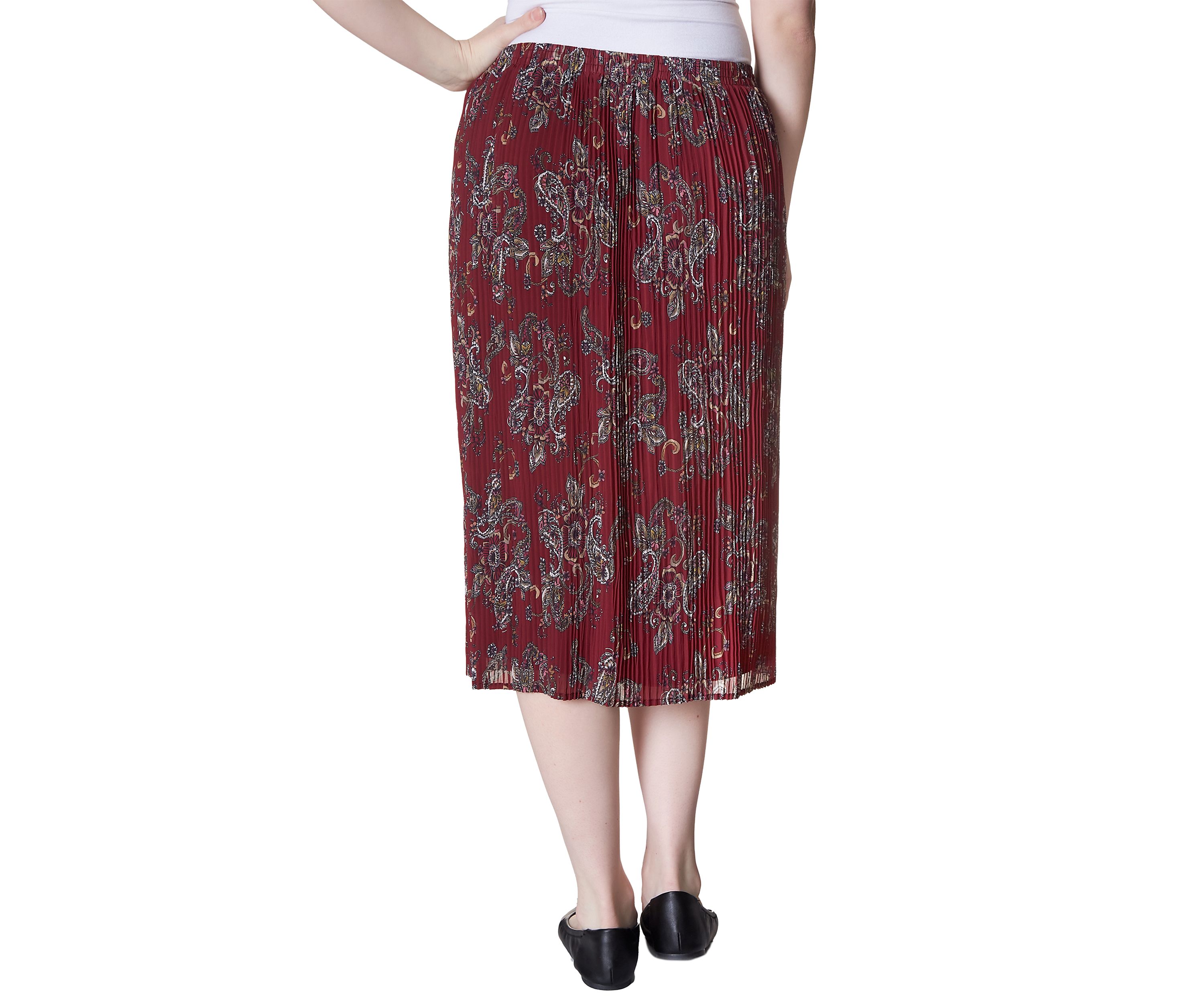 Womens Mulberry Street Paisley Skirt