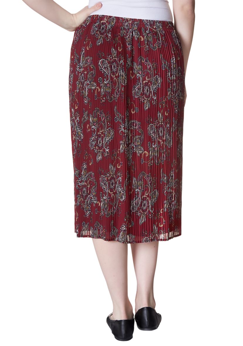 Womens Mulberry Street Paisley Skirt