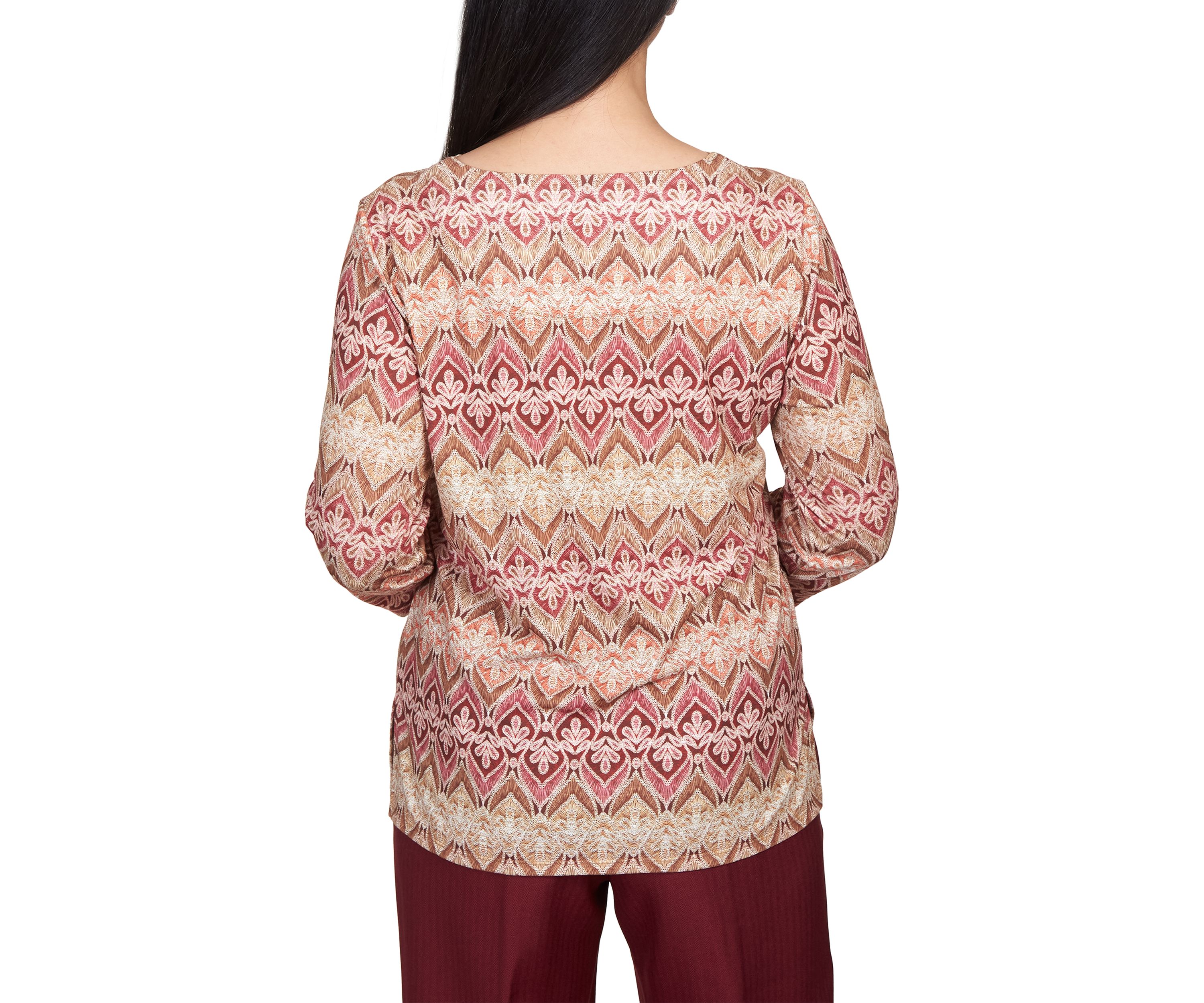 Petite Mulberry Street Lace Biadere Top
