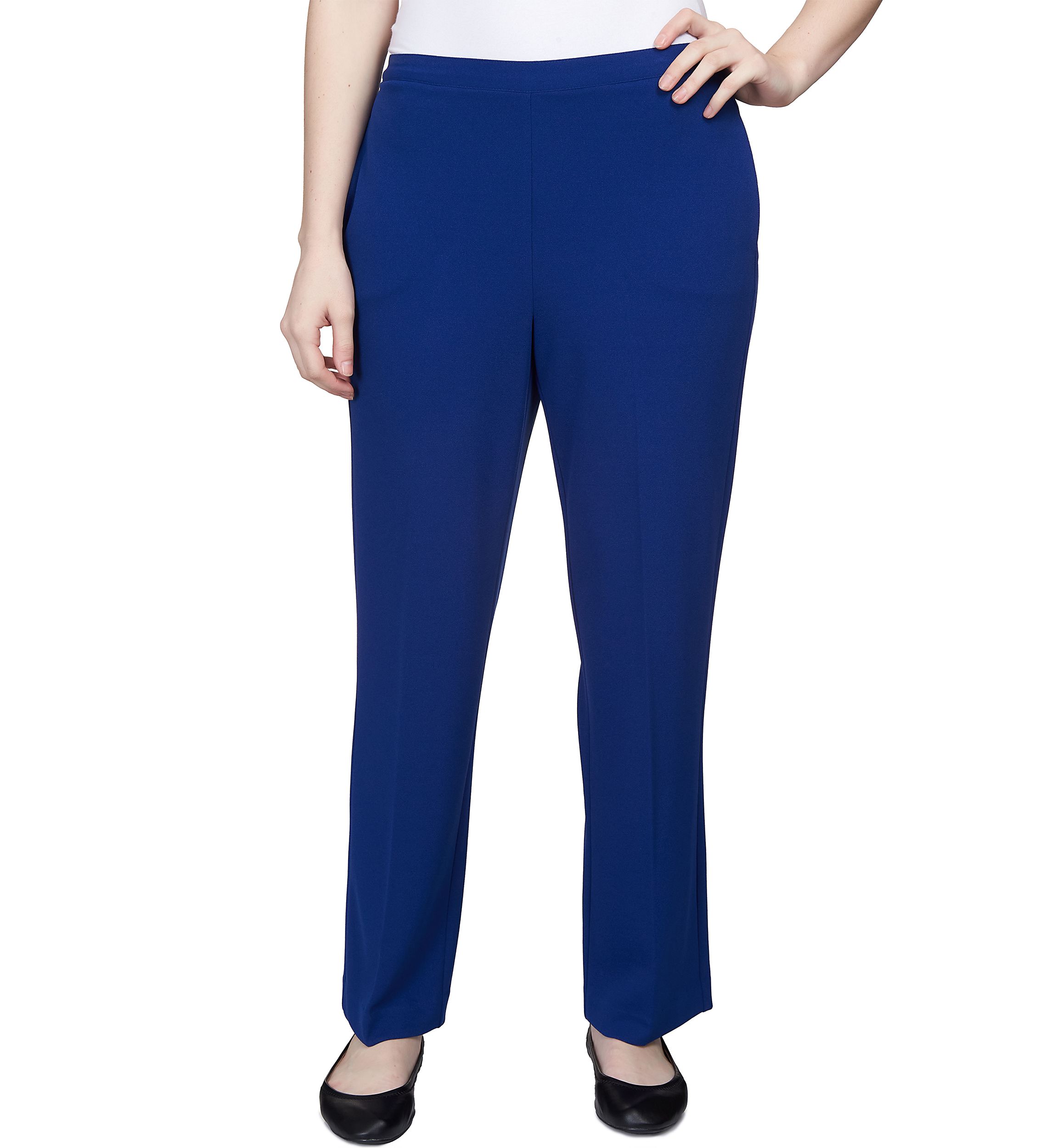 Womens Downtown Vibe Scuba Crepe Stretch Fit Average Length Pants