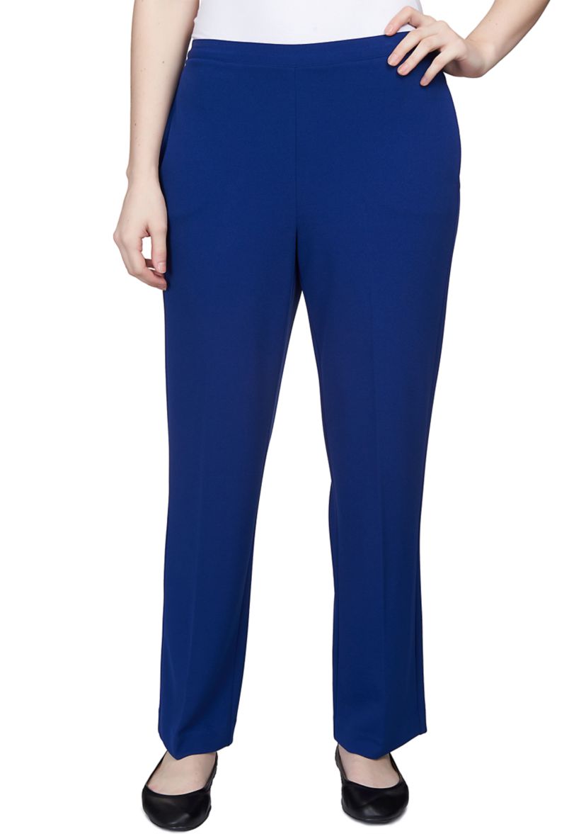 Womens Downtown Vibe Scuba Crepe Stretch Fit Average Length Pants