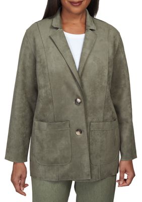 Women's Chelsea Market Suede Car Coat