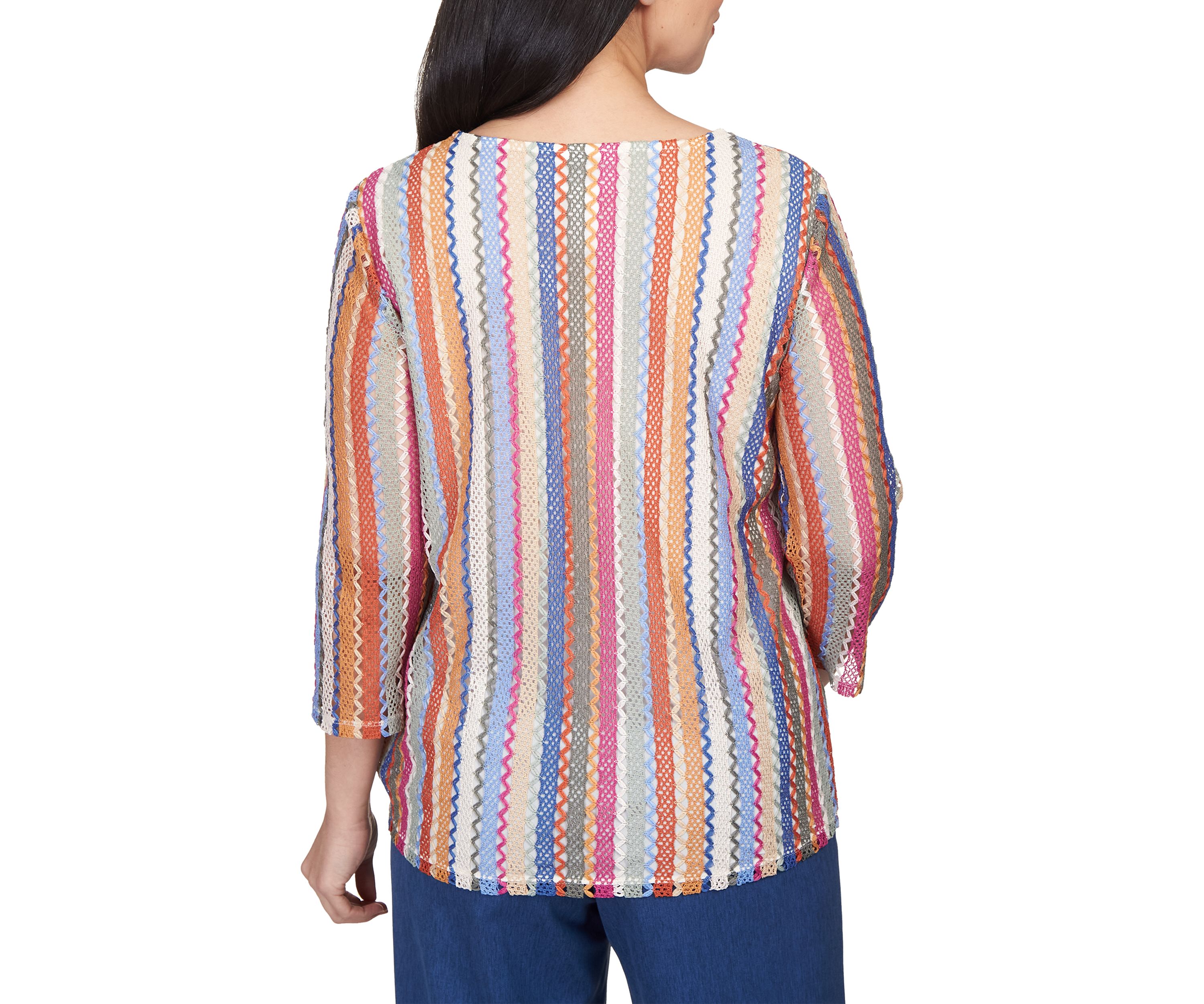 Womens Chelsea Market Vertical Texture Top