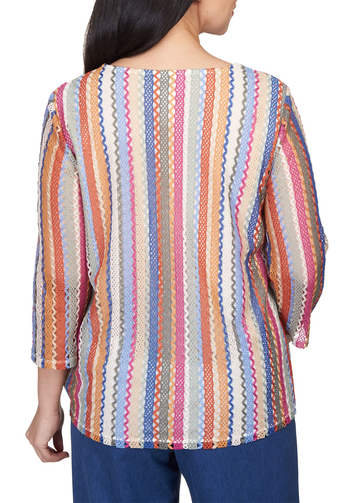 Petite Chelsea Market Vertical Texture Top