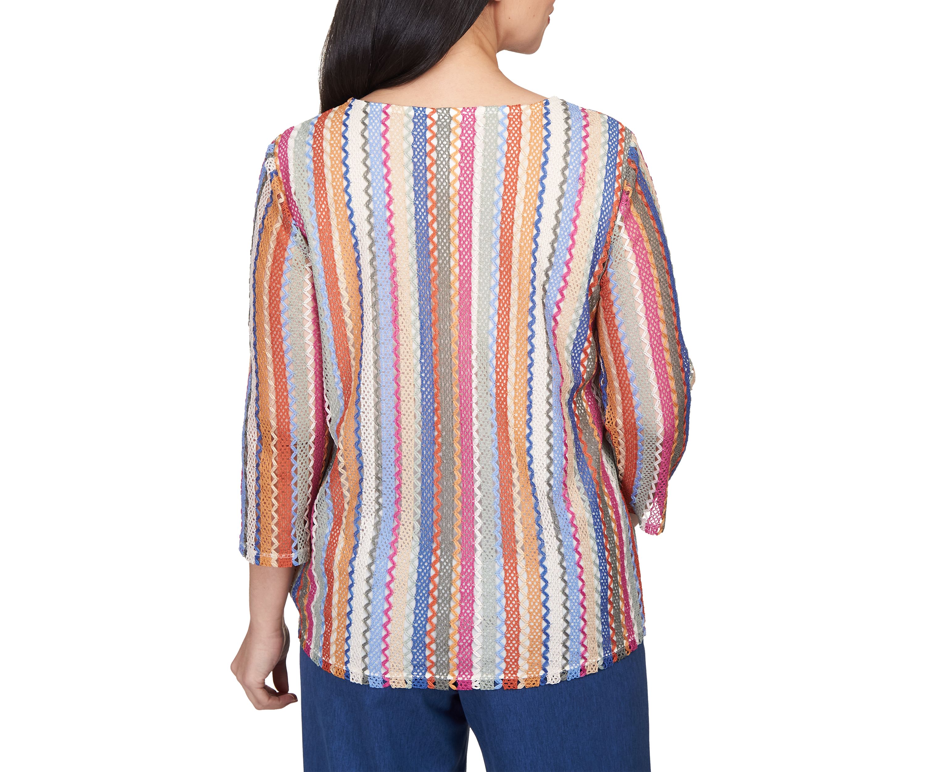 Petite Chelsea Market Vertical Texture Top