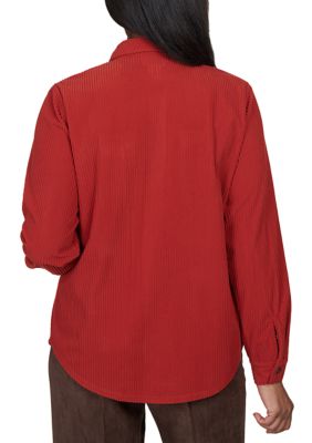 Petite Corduroy Shirt Jacket