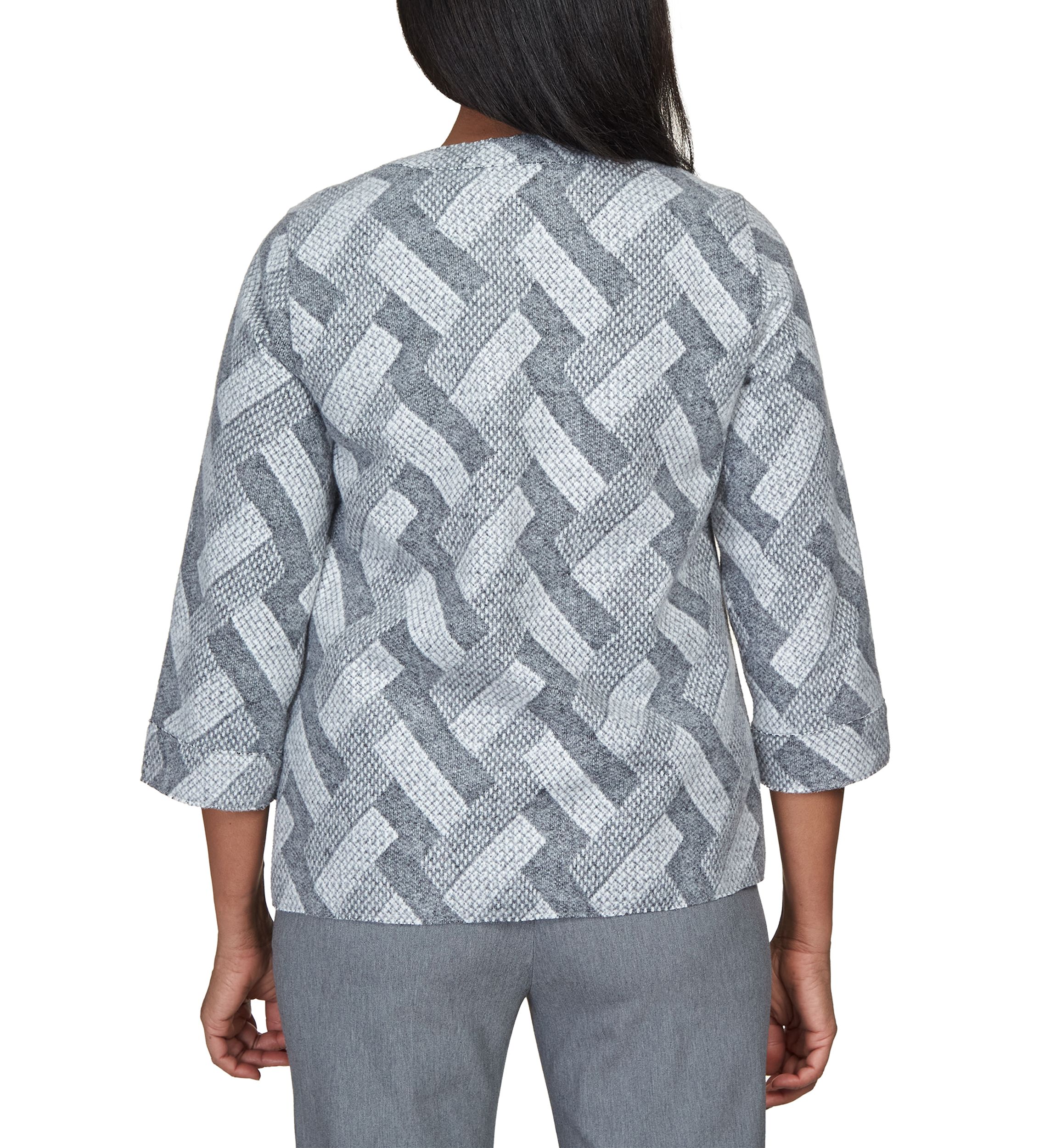Petite Geo Texture Jacket 