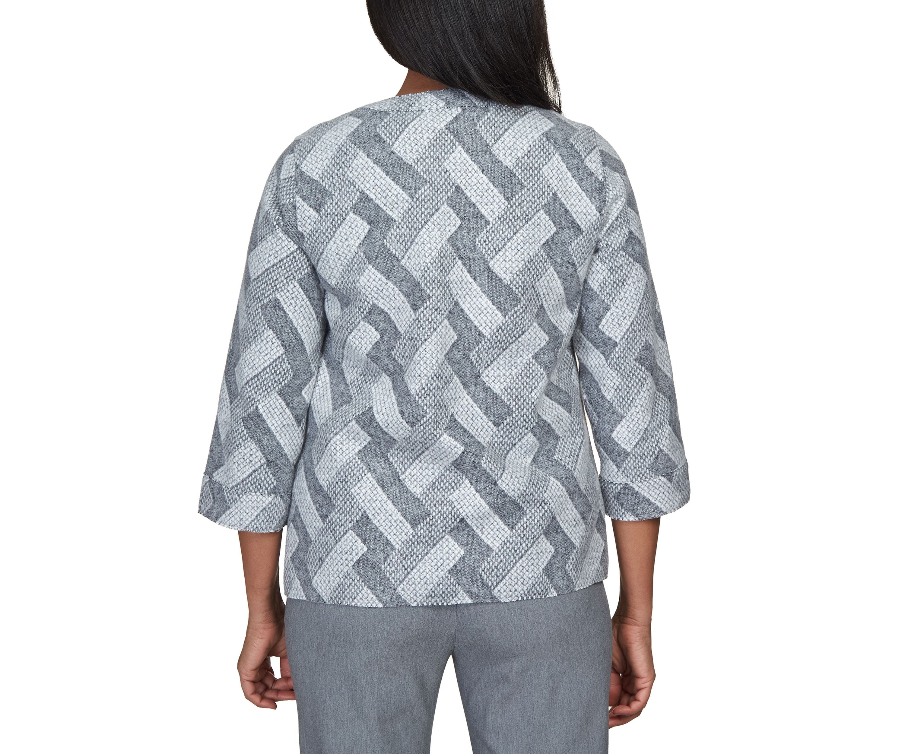 Petite Geo Texture Jacket 