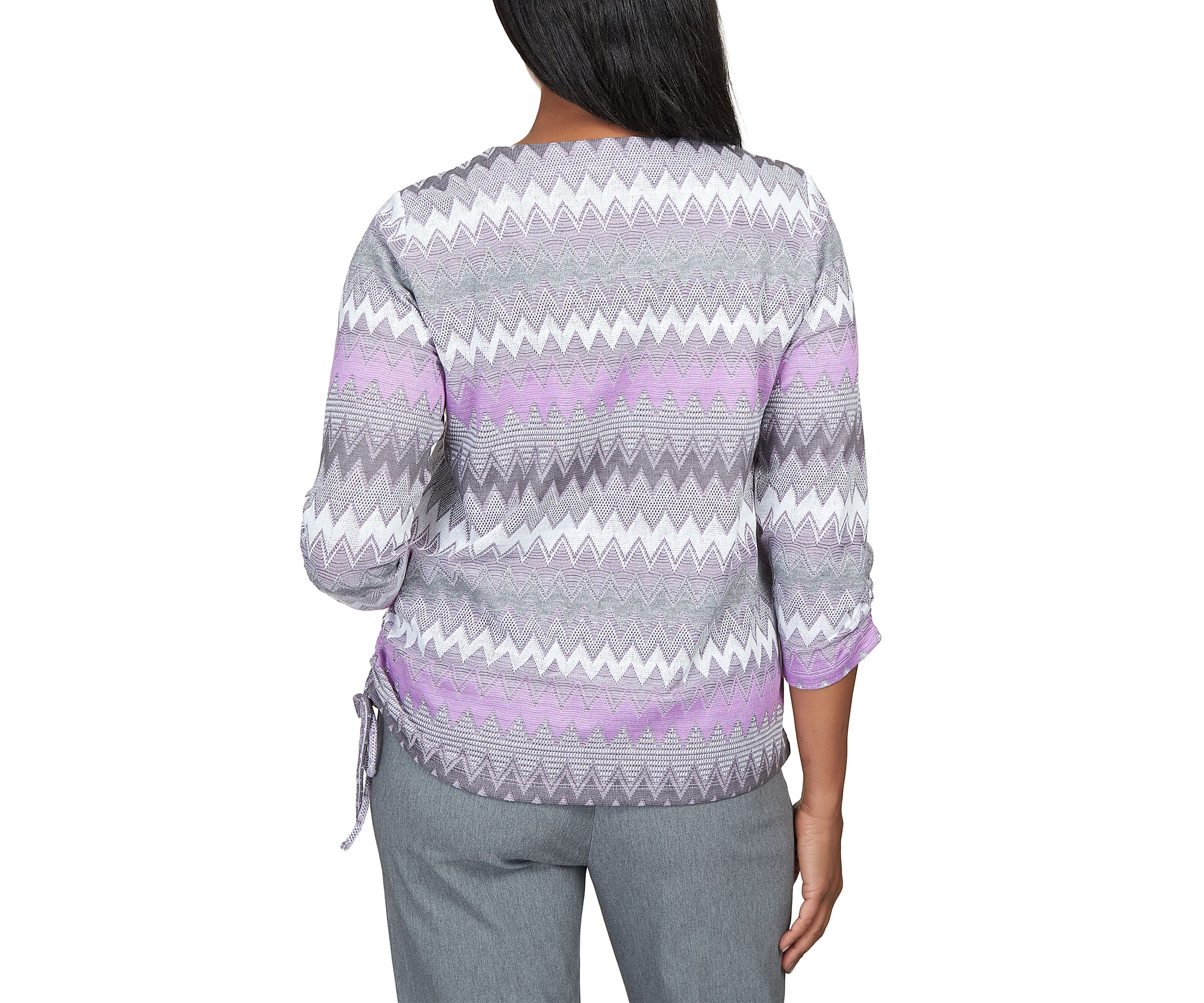 Petite Chevron Jacquard Top