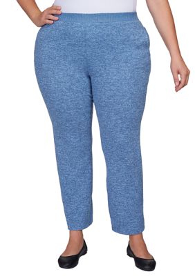 Alfred Dunner Women's Plus Size Stretch Denim Ankle Pants - 32802UA-525-18W