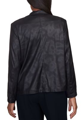 Women's Park Place Vegan Leather Blazer Jacket