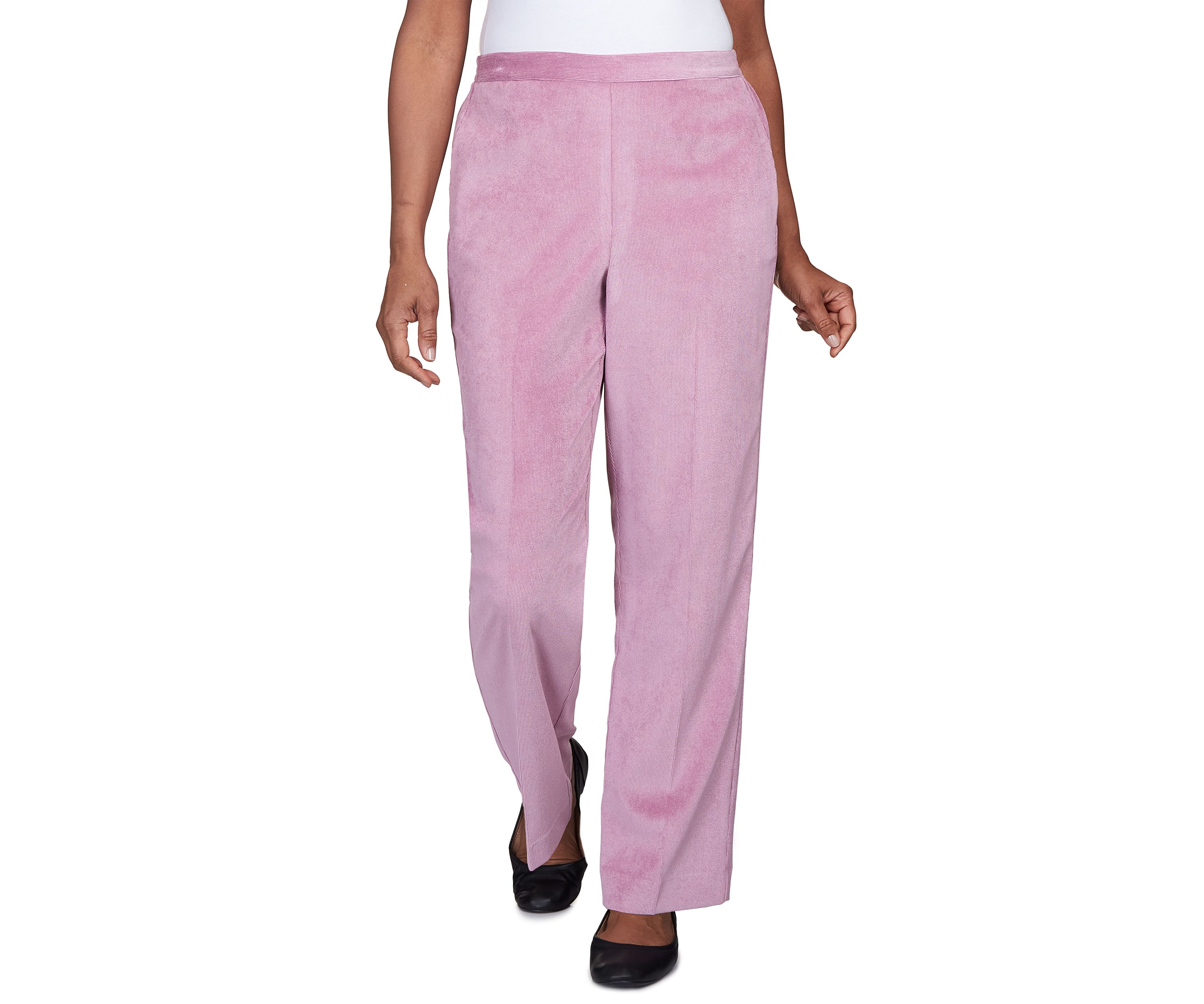 Womens Swiss Chalet Sleek Corduroy Short Length Pants