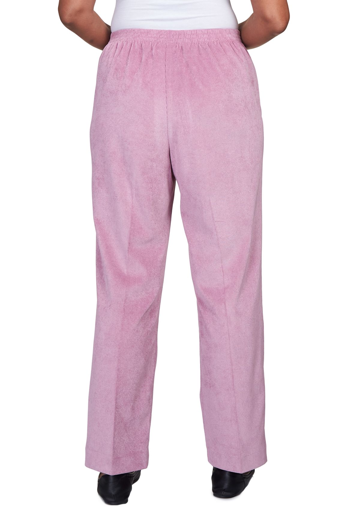 Womens Swiss Chalet Sleek Corduroy Short Length Pants