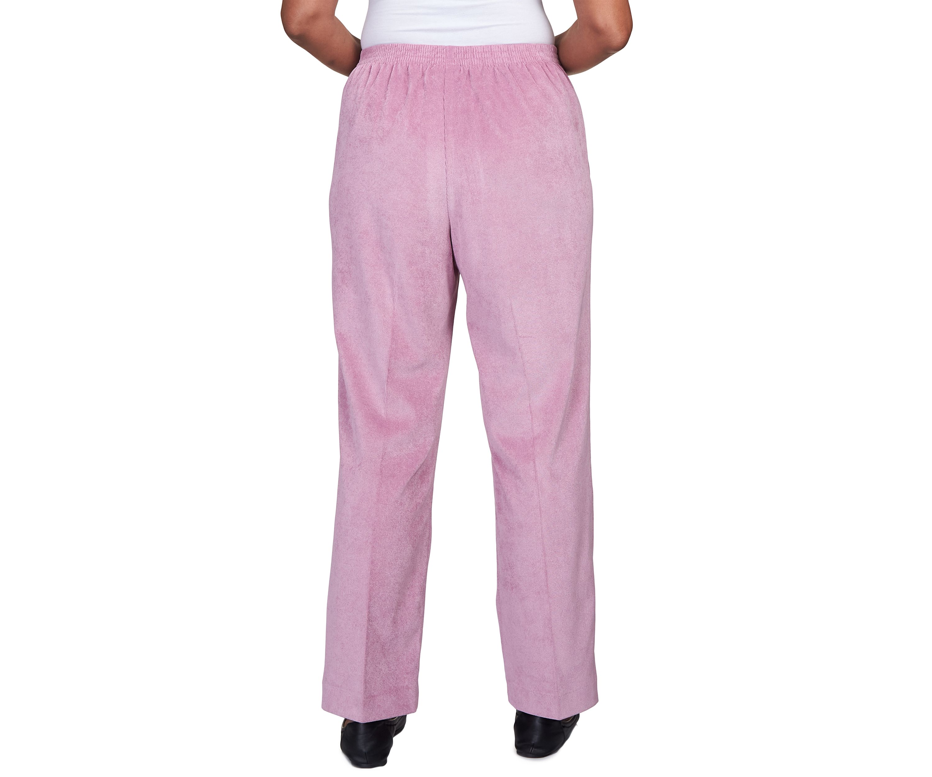 Womens Swiss Chalet Sleek Corduroy Short Length Pants