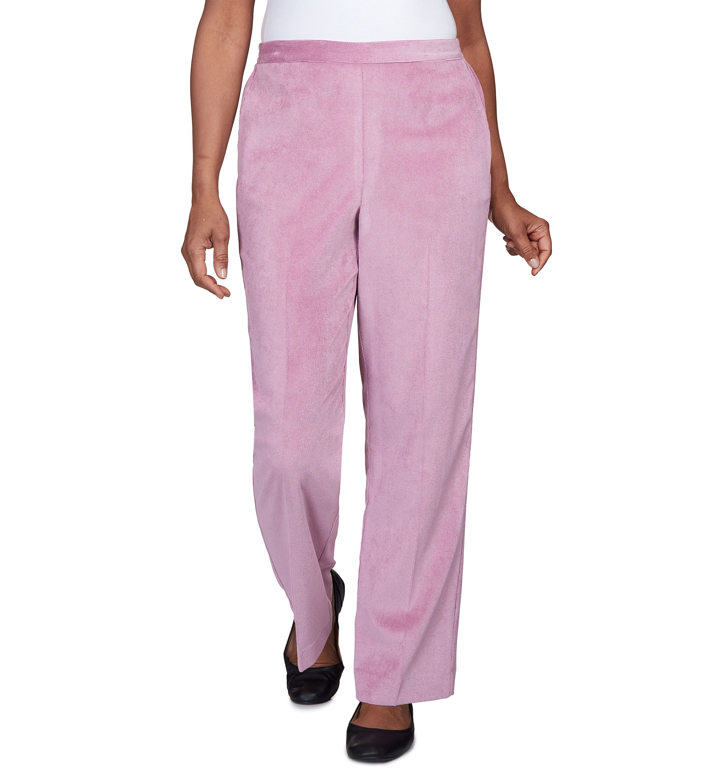 Womens Swiss Chalet Sleek Corduroy Average Length Pants