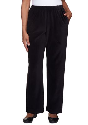 Women's Drama Queen Velour Casual Average Length Pants