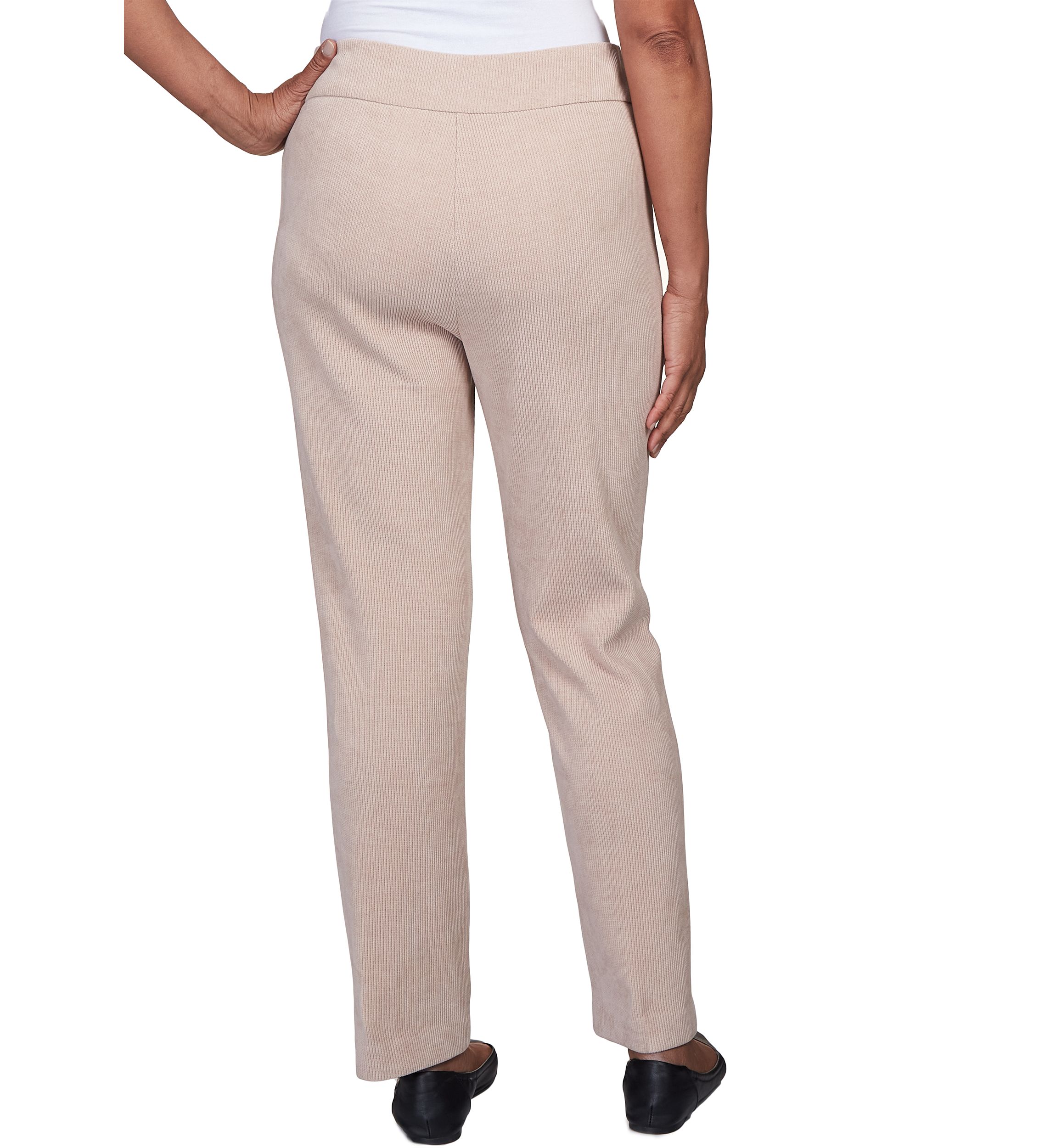 Womens St.Moritz Knit Corduroy Pull On Short Length Pants