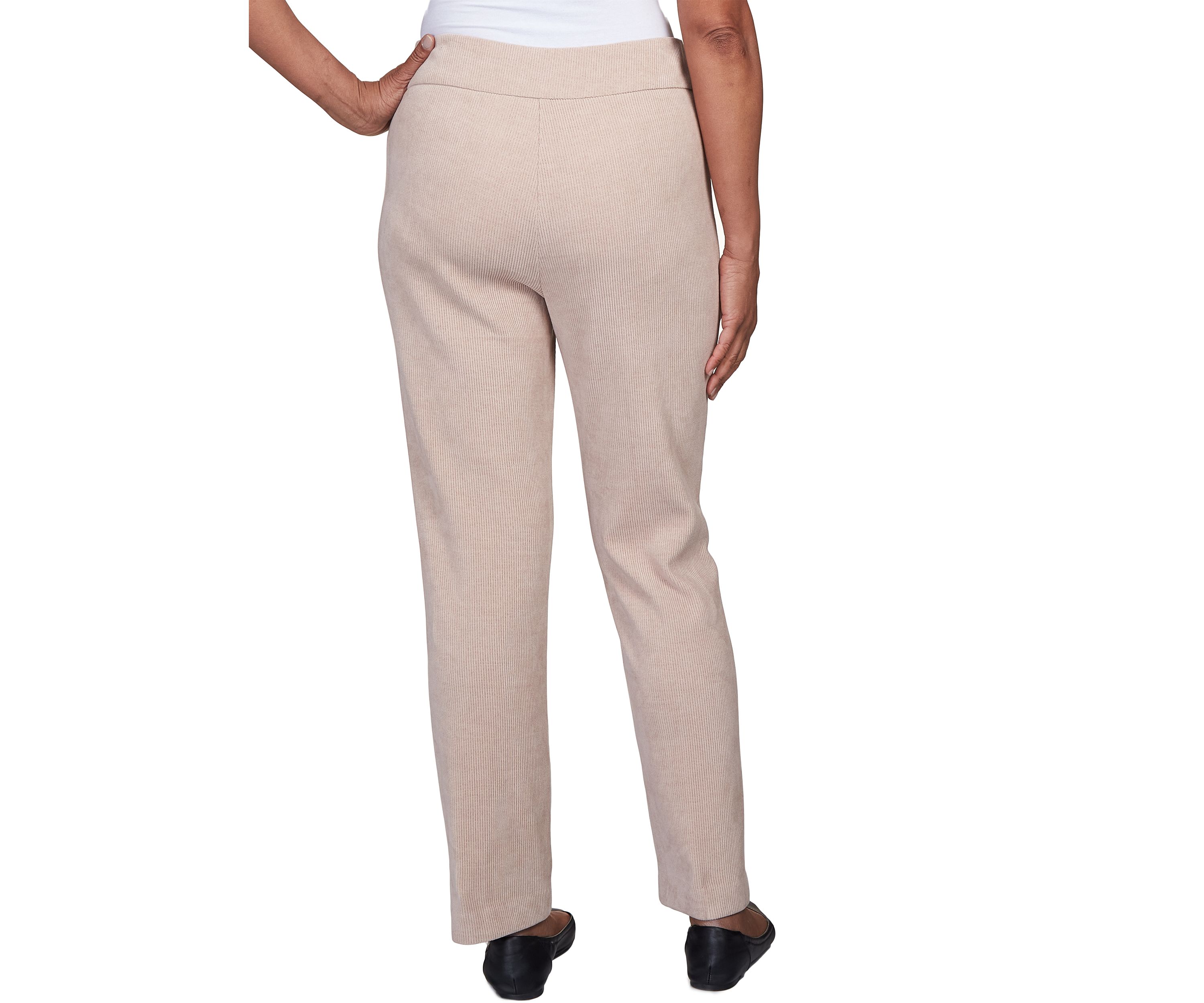 Womens St.Moritz Knit Corduroy Pull On Short Length Pants
