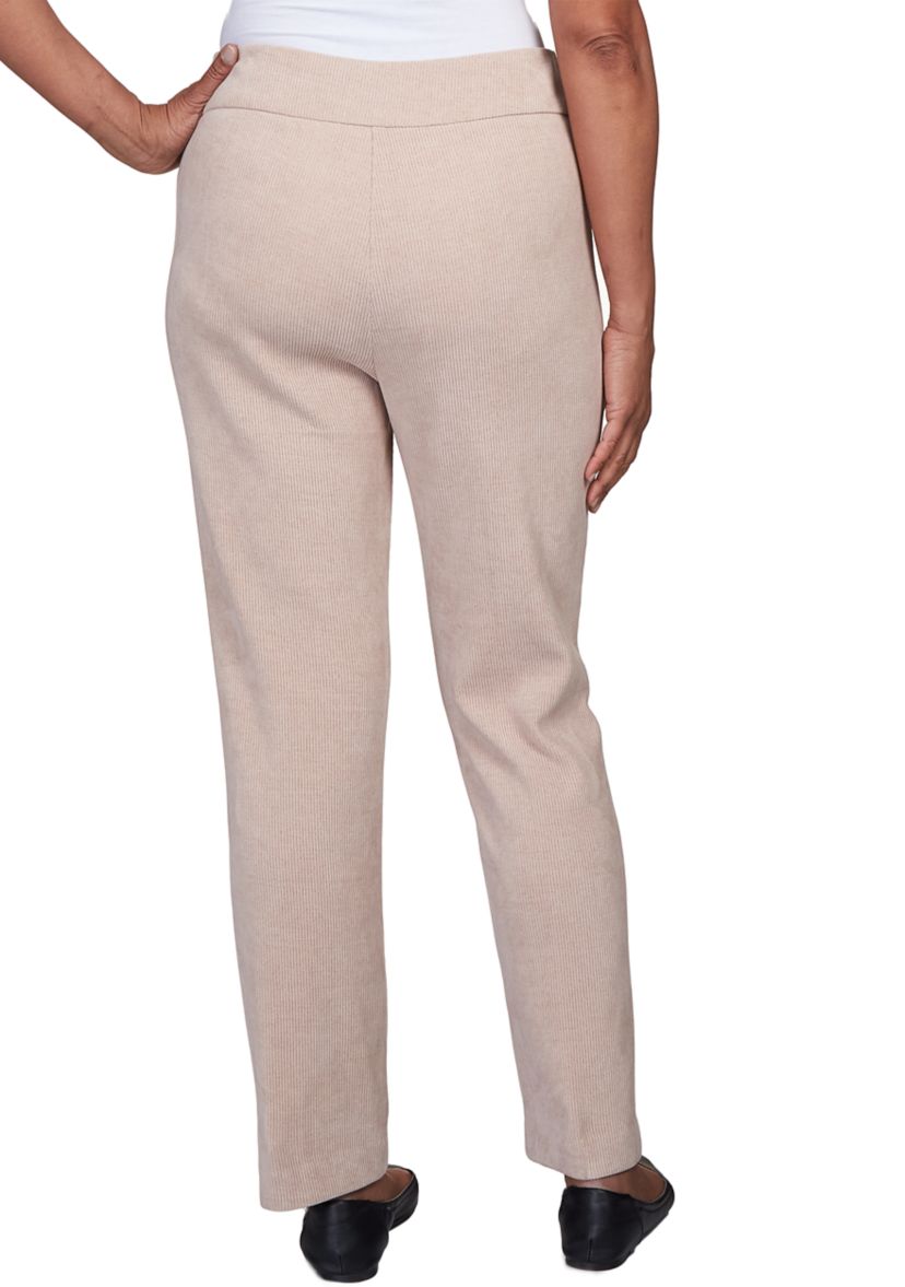 Womens St.Moritz Knit Corduroy Pull On Average Length Pants