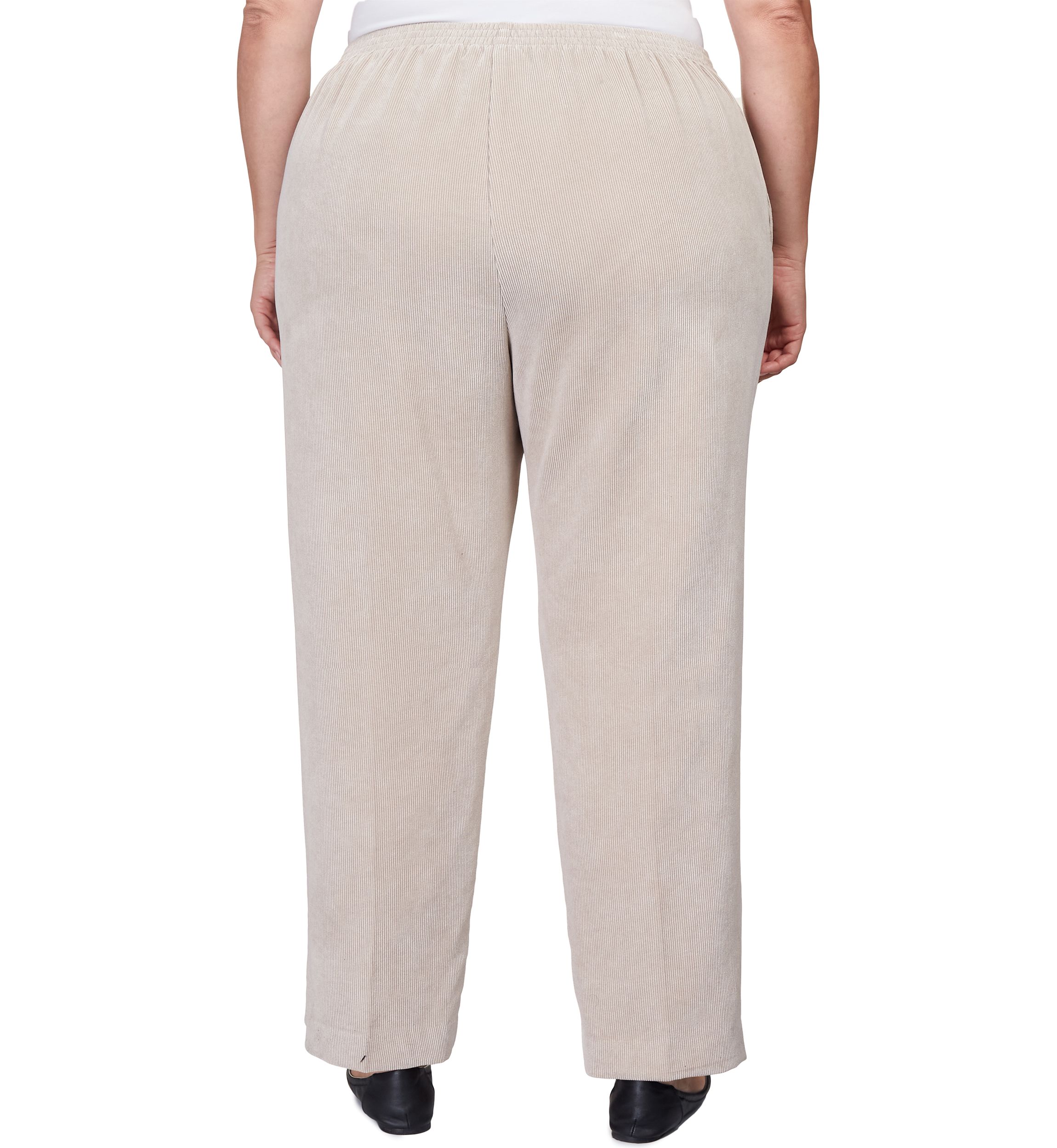 Plus Size Corduroy Medium Pants
