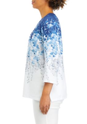 Women's Leaf Printed Blouse